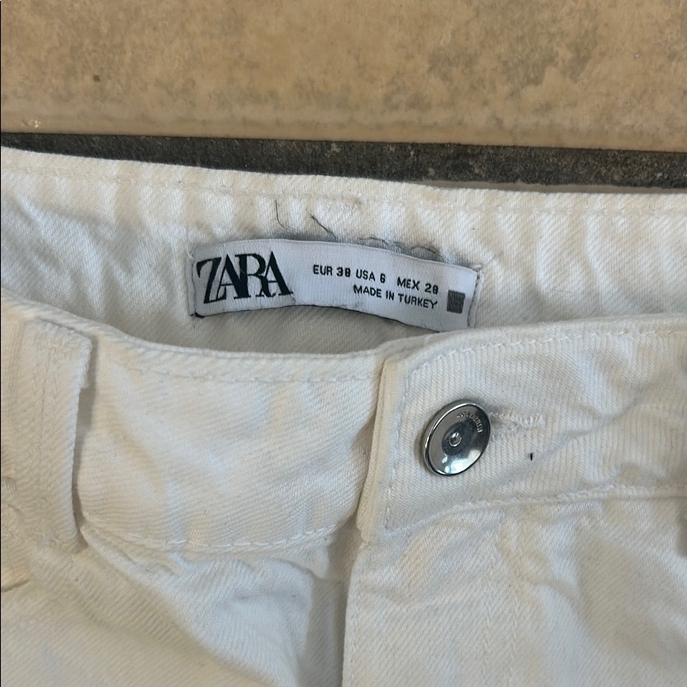 White Distressed Jeans - Picture 2 of 3